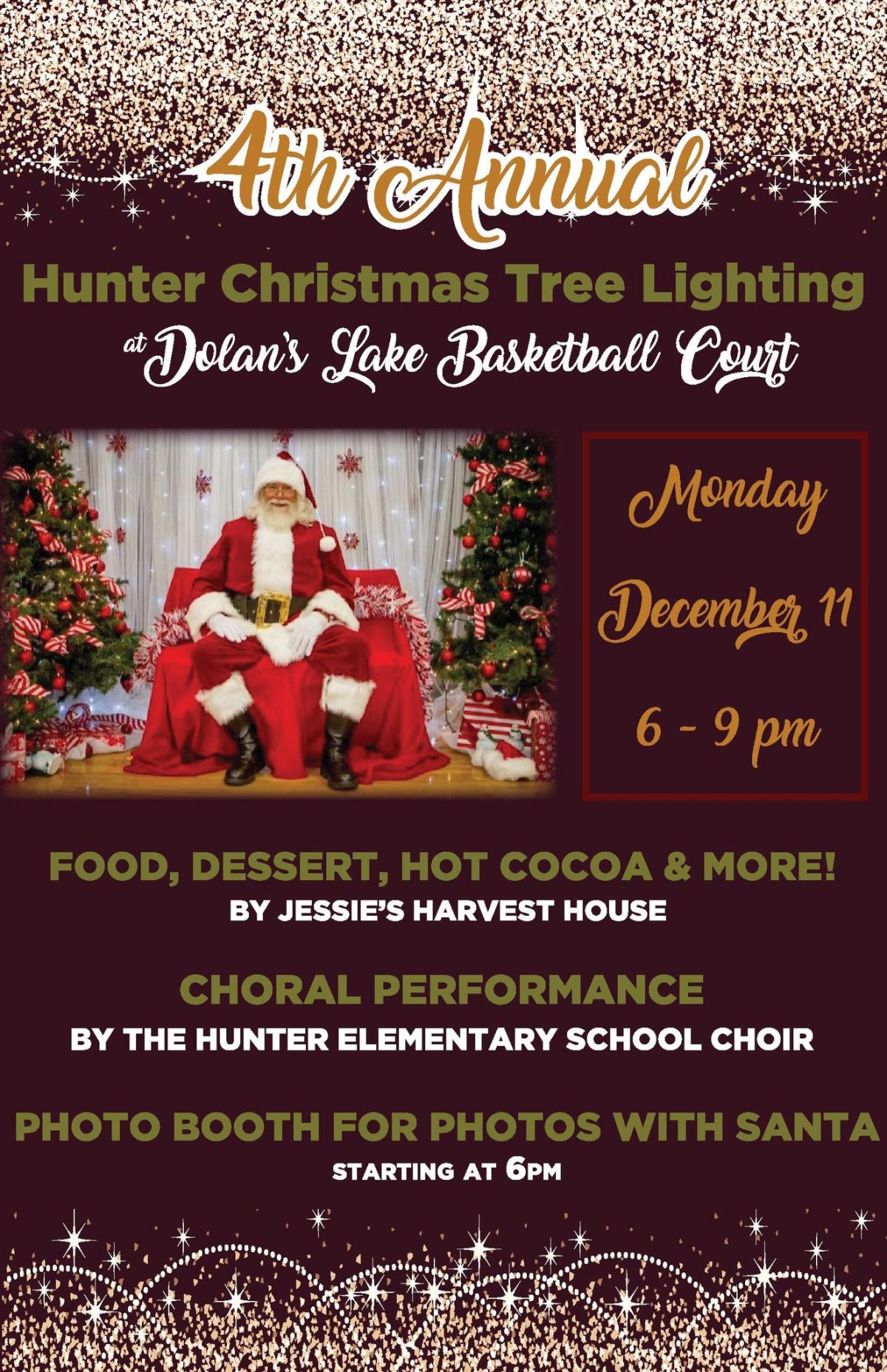 4th Annual Christmas Tree Lighting, December 11, 2023, 6 to 9 PM